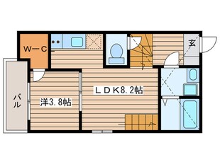 ハーモニーテラス・ワカの物件間取画像